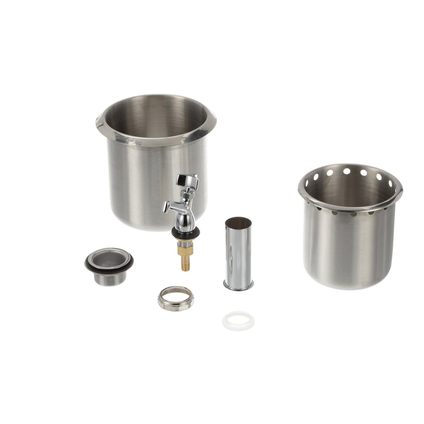 Encore Stainless Steel Dipper Well Assembly Complete with Faucet