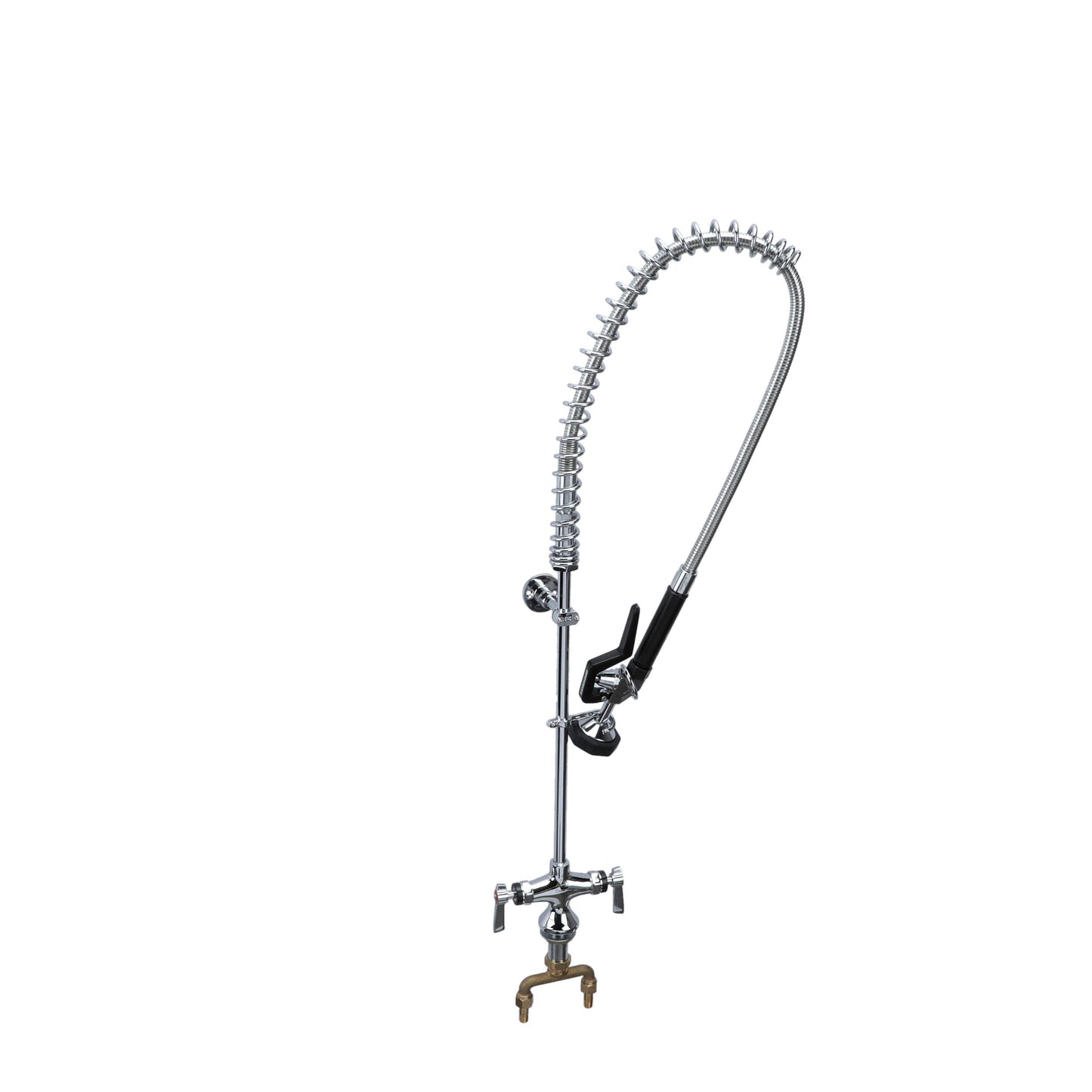 Encore Single Hole Deck Mount Pre Rinse Assembly with Wall Bracket