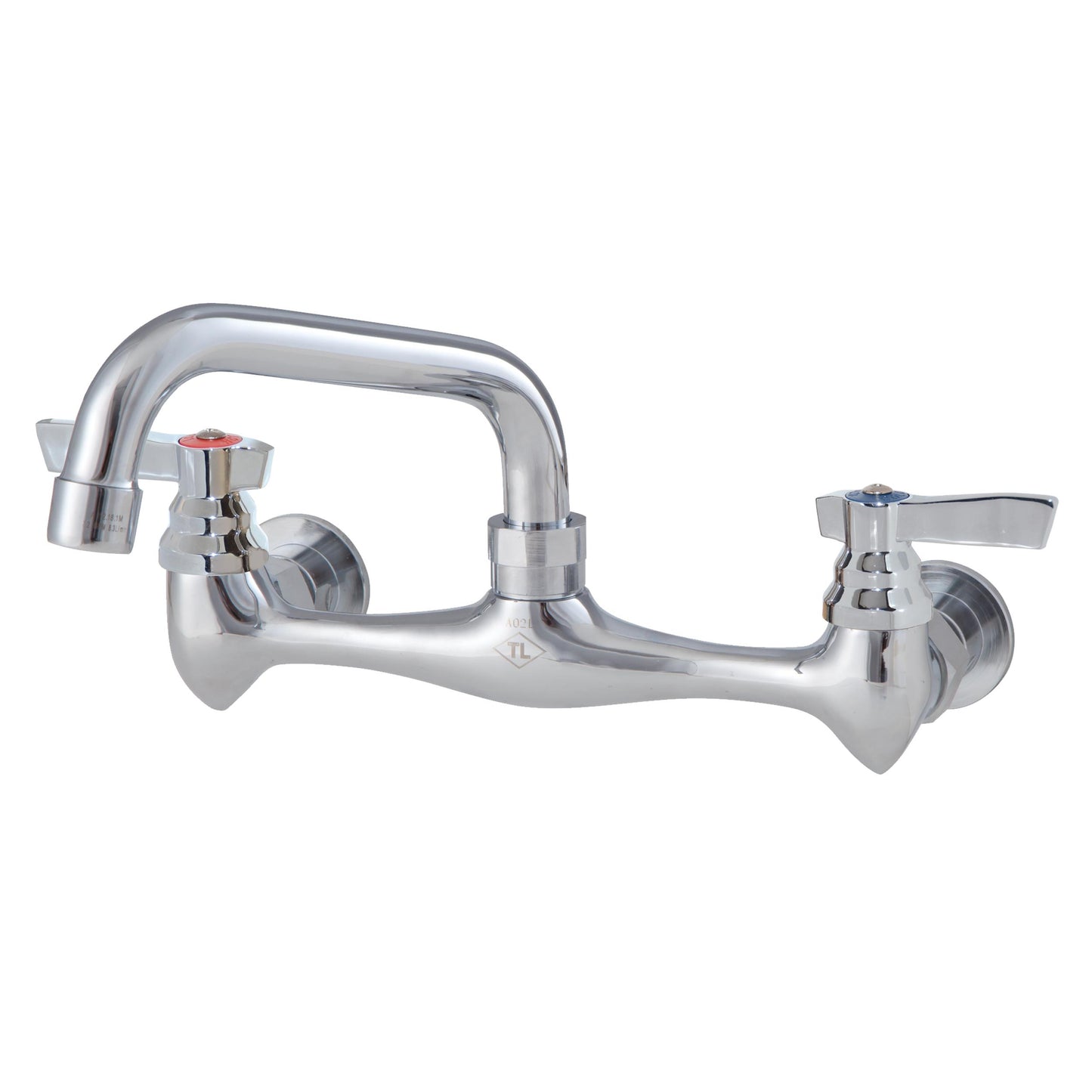 TOP-LINE 8" OC Wall Mount Faucet with 12" Swivel Spout