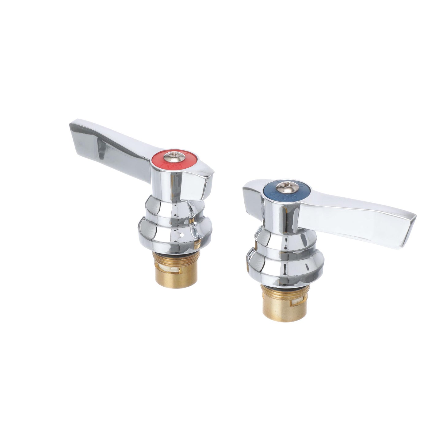 TOP-LINE Faucet Ceramic Valve Repair Kit with Hot and Cold 1/4-Turn Ceramic Valves and Handles