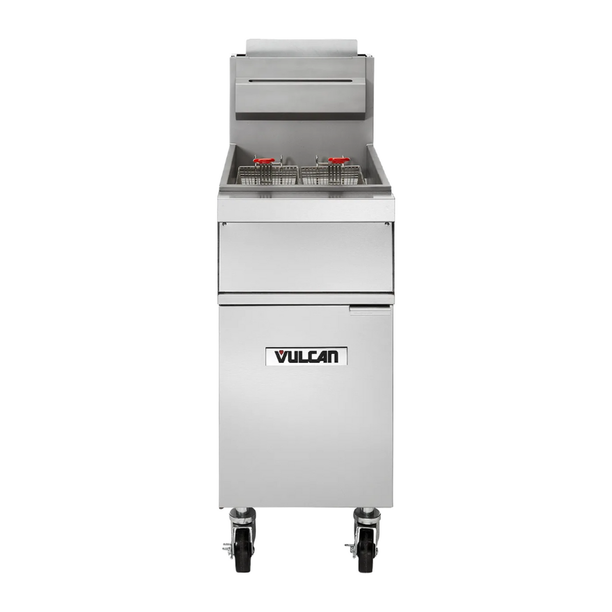 Friteuse à gaz autoportante Vulcan 35 Lb, série GR (gaz naturel)