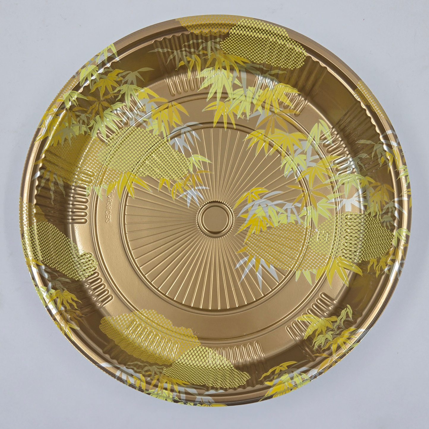 JD 14" Round Sushi Party Tray With Lid