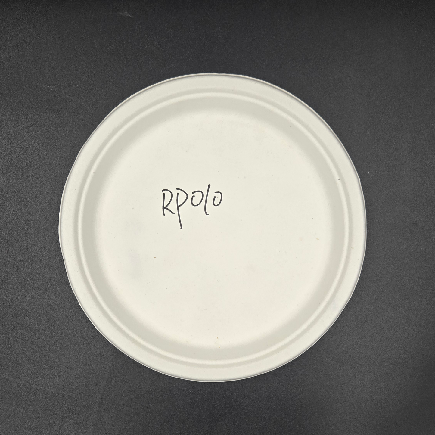 10" 1 COMPARTMENT ROUND PLATE