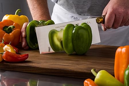DEXTER,8" x 31/4" Chinese Knife ( WOODEN HANDLE)