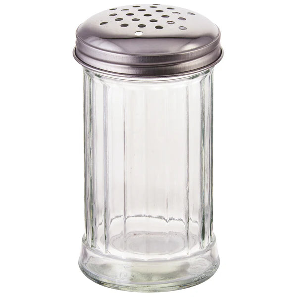 Glass Paneled Shakers With Mushroom Tops