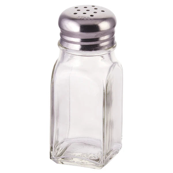 Shakers à panneaux de verre avec dessus champignon