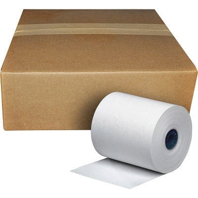 Rouleaux de papier bond 1 pli de qualité supérieure de 3" x 3" - 50 rouleaux