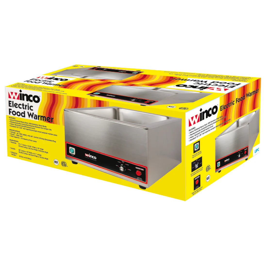 Winco, Fw-S500 - Electric Food Warmer, 1200W