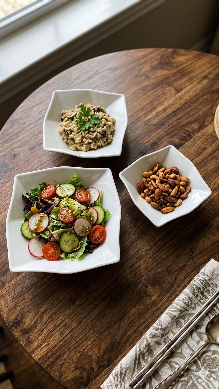 Melamine White Twisted Square Bowl