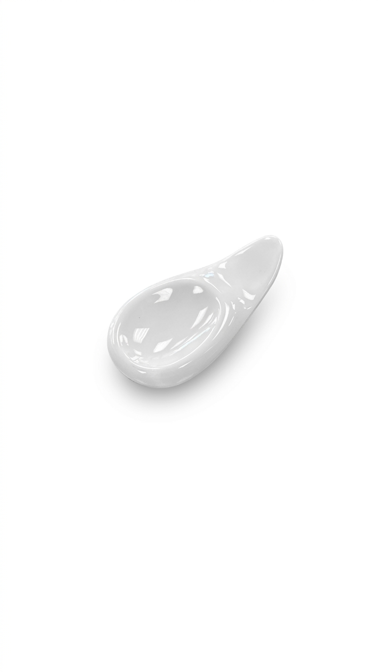 Repose-baguettes en mélamine blanc brillant 3,5 po