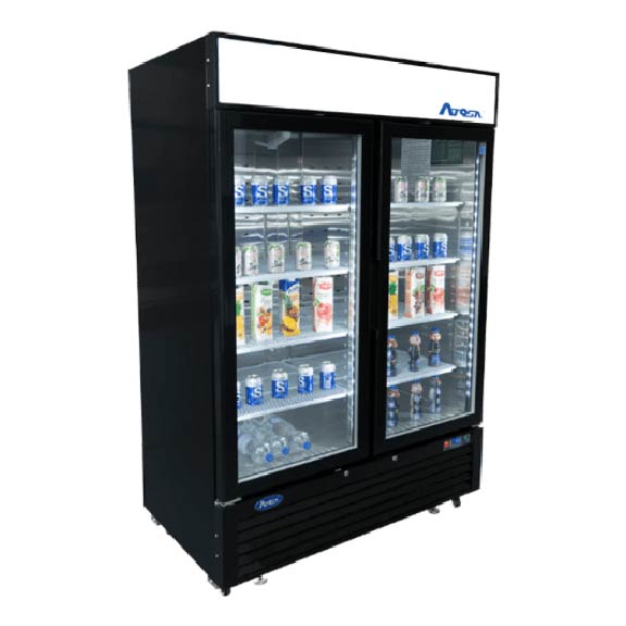 Atosa 54'' Merchandiser Freezer (2 Glass Doors)