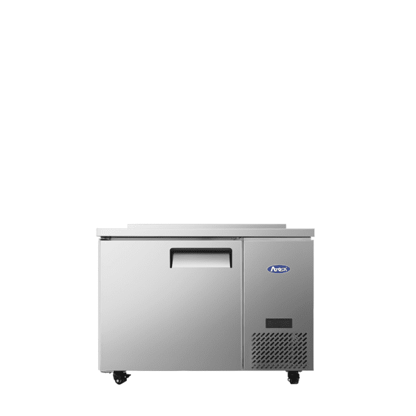 Réfrigérateur de comptoir Atosa 44'' à montage latéral avec dosseret