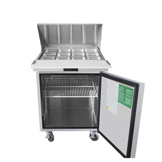 Atosa 27'' Mega Top 1-Door Sandwich Prep Table