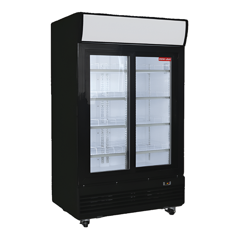 New Air Ngr-48-S 48" Two Sliding Glass Door Merchandiser