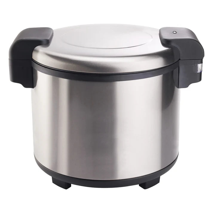 Réchauffe-riz Winco Electric 100 tasses avec couvercle à charnière