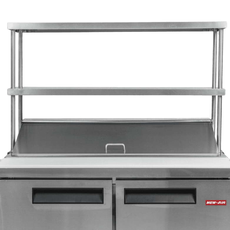 Double étagère supérieure en inox Thorinox
