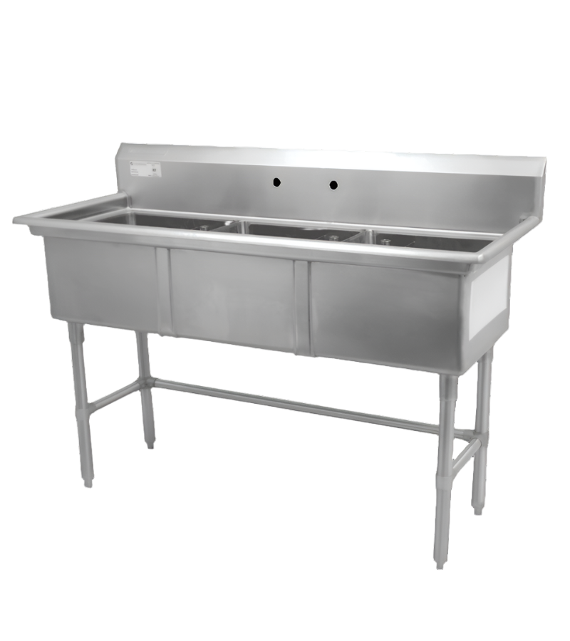 Thorinox S/S Triple Sink