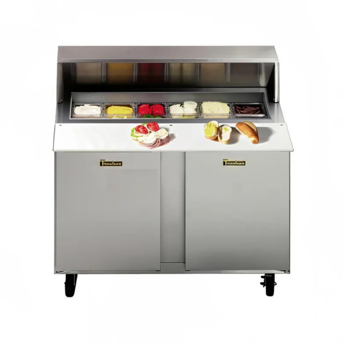 Traulsen 48'' Refrigerated Sandwich Prep Table(Doors:Left/Right)