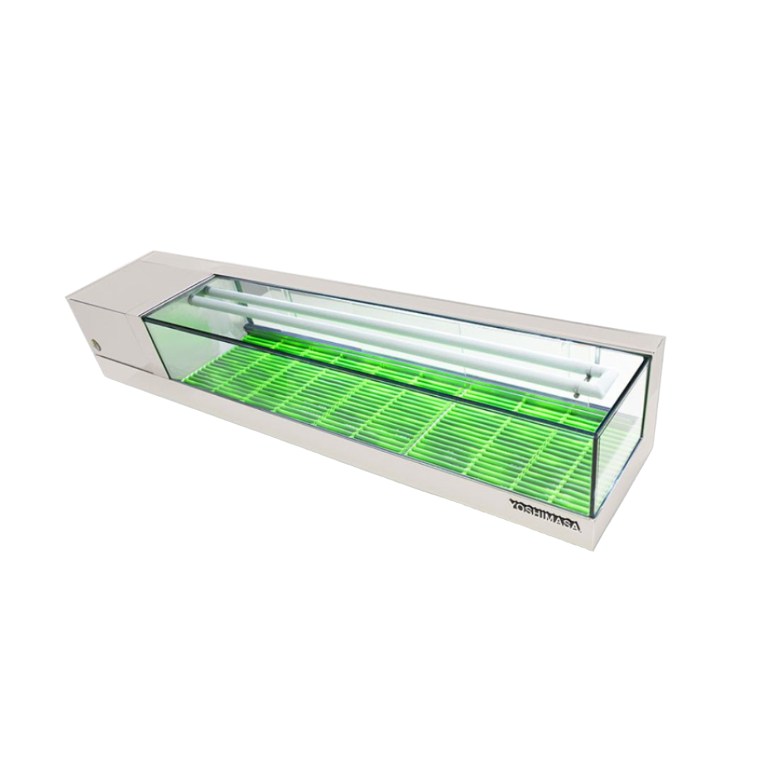 Vitrine réfrigérée à sushis Yoshimasa 84'' (compresseur côté gauche)