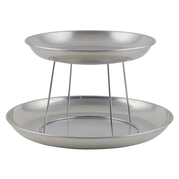 Barquettes à fruits de mer en aluminium Winco, hauteur 3,8 cm