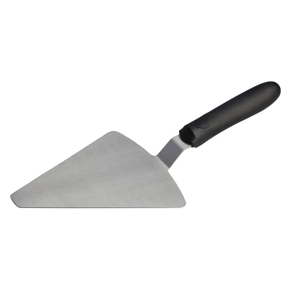 Pelle à pizza Winco, manche en polypropylène noir, lame de 17,5 cm x 14,9 cm