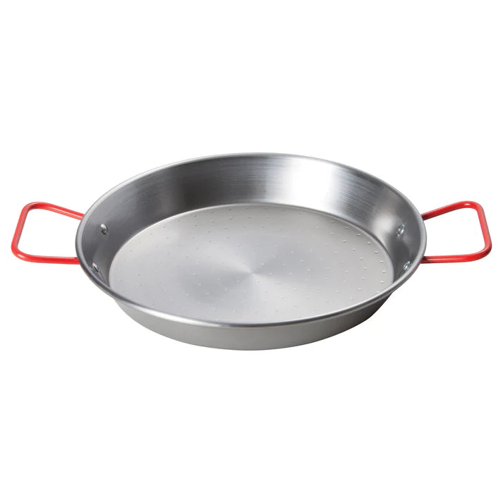 WINCO Paella Pan, Polished Carbon Steel (Spain)