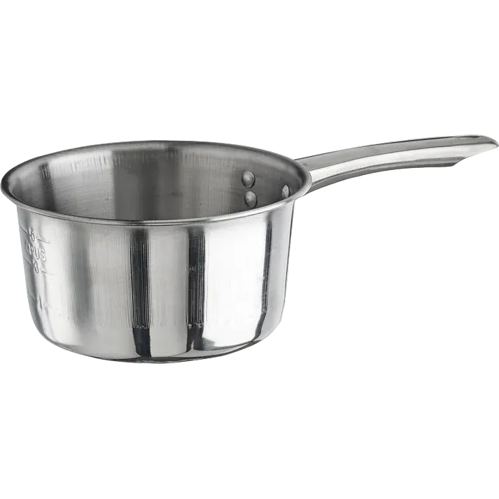 Casserole en acier inoxydable Winco, finition miroir