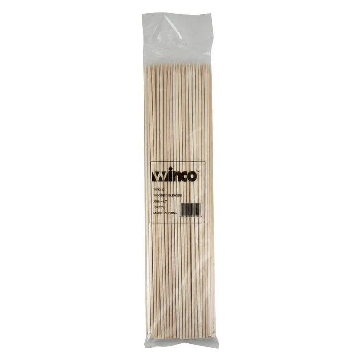 WINCO Bamboo Skewers, 100/bag