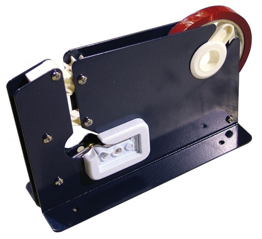 OMCAN Poly Bag Sealer with Cutter for Tapes upto 15/32″ (12 mm) on 3″ Core, Stainless Steel – Black