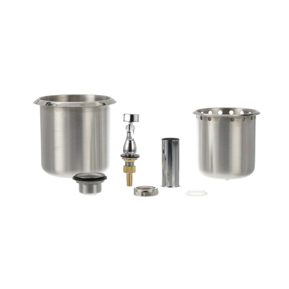 Encore Stainless Steel Dipper Well Assembly Complete with Faucet
