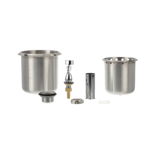 Encore Stainless Steel Dipper Well Assembly Complete with Faucet