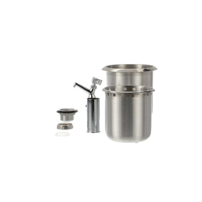 Encore Stainless Steel Dipper Well Assembly Complete with Faucet