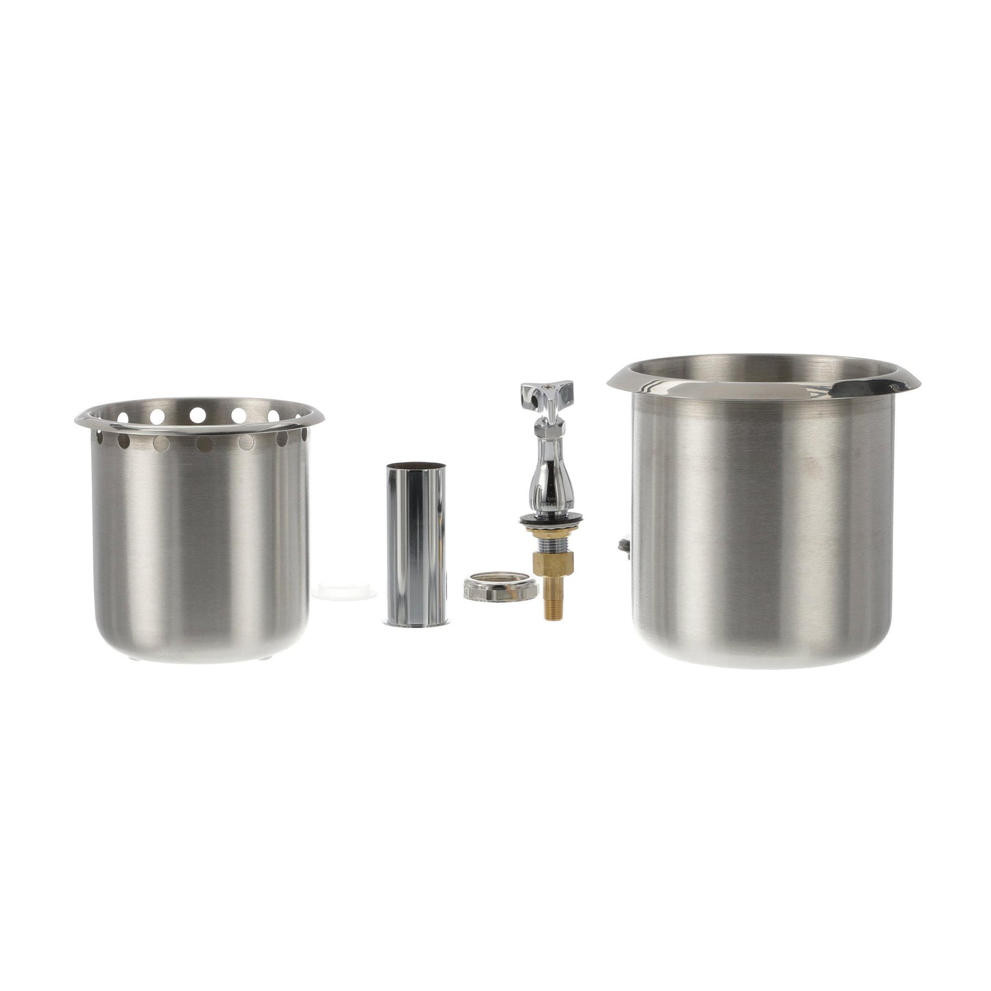 Encore Stainless Steel Dipper Well Assembly Complete with Faucet