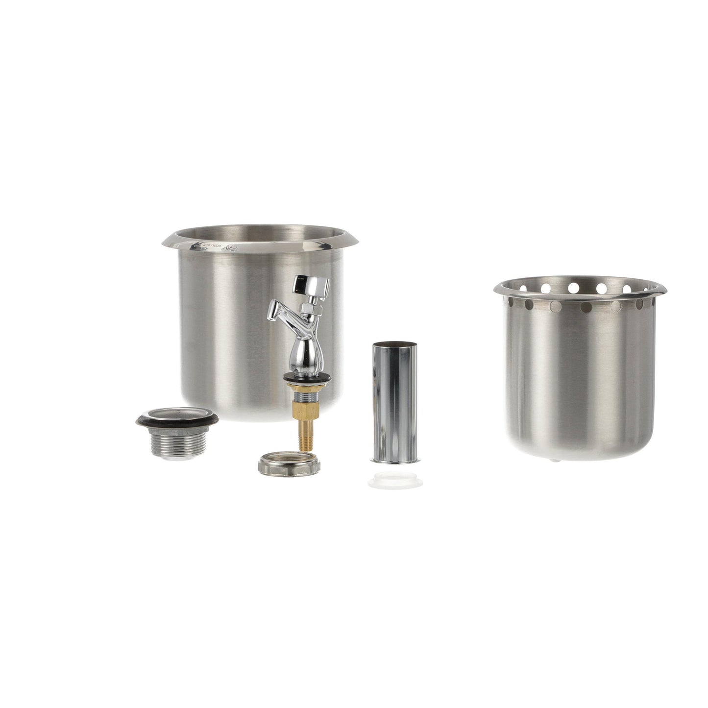 Encore Stainless Steel Dipper Well Assembly Complete with Faucet