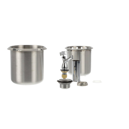 Encore Stainless Steel Dipper Well Assembly Complete with Faucet