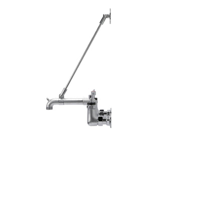 Encore 8" OC Wall Mount Service Sink Faucet with Vacuum Breaker and Wall Support Bracket