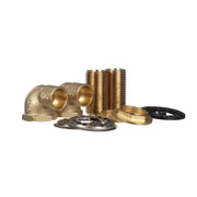 Encore Wall Mount Faucet Mounting Kit For All 1/2" Wall Or Splash Mount Faucets