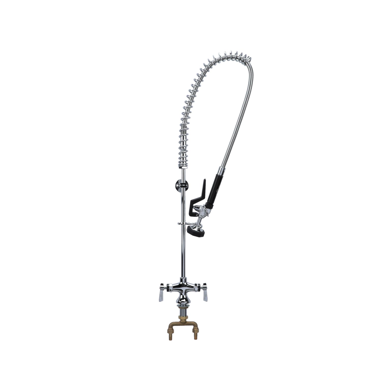 Encore Single Hole Deck Mount Pre Rinse Assembly with Wall Bracket