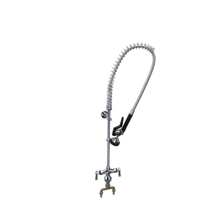 Encore Single Hole Deck Mount Pre Rinse Assembly with Wall Bracket