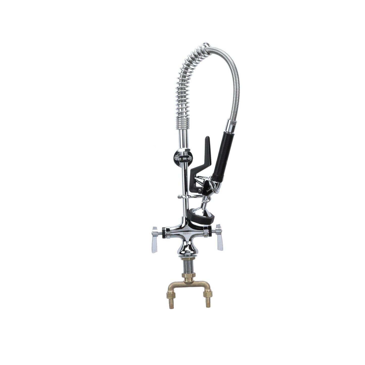 Encore Single Hole Deck Mount Mini Pre Rinse Assembly with Wall Bracket