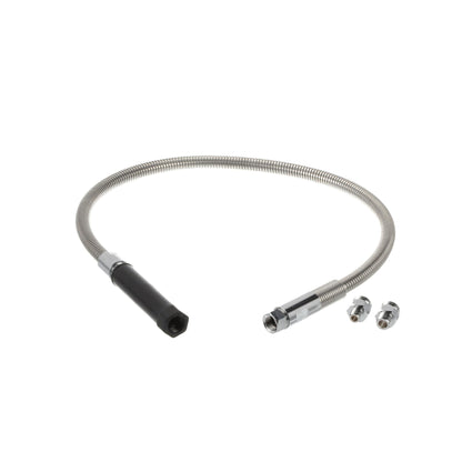 Encore Stainless Steel Pre Rinse Hose 44" Universal with Grip and Adapters