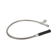 Encore Stainless Steel Pre Rinse Hose 44" Universal With Grip And Adapters