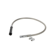Encore Stainless Steel Pre Rinse Hose 44" Universal With Grip And Adapters