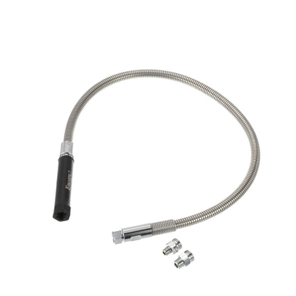 Encore Stainless Steel Pre Rinse Hose 44" Universal with Grip and Adapters