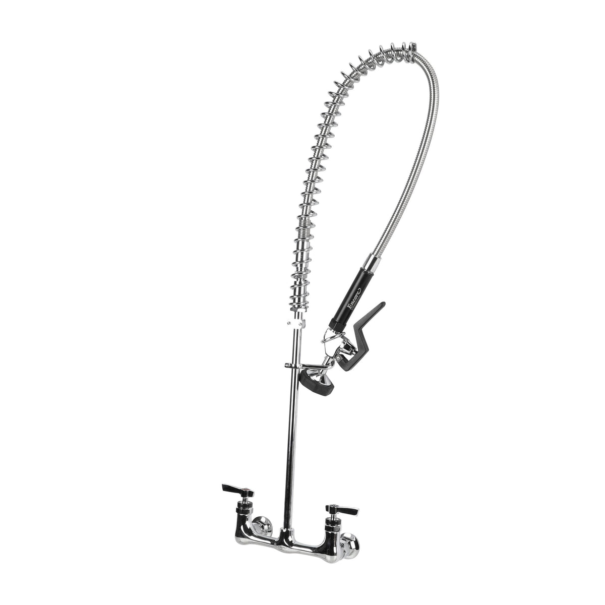 Encore 8" Oc. Brass Chrome Plated Wall Mount Pre Rinse Assembly With Wall Bracket Retail Package