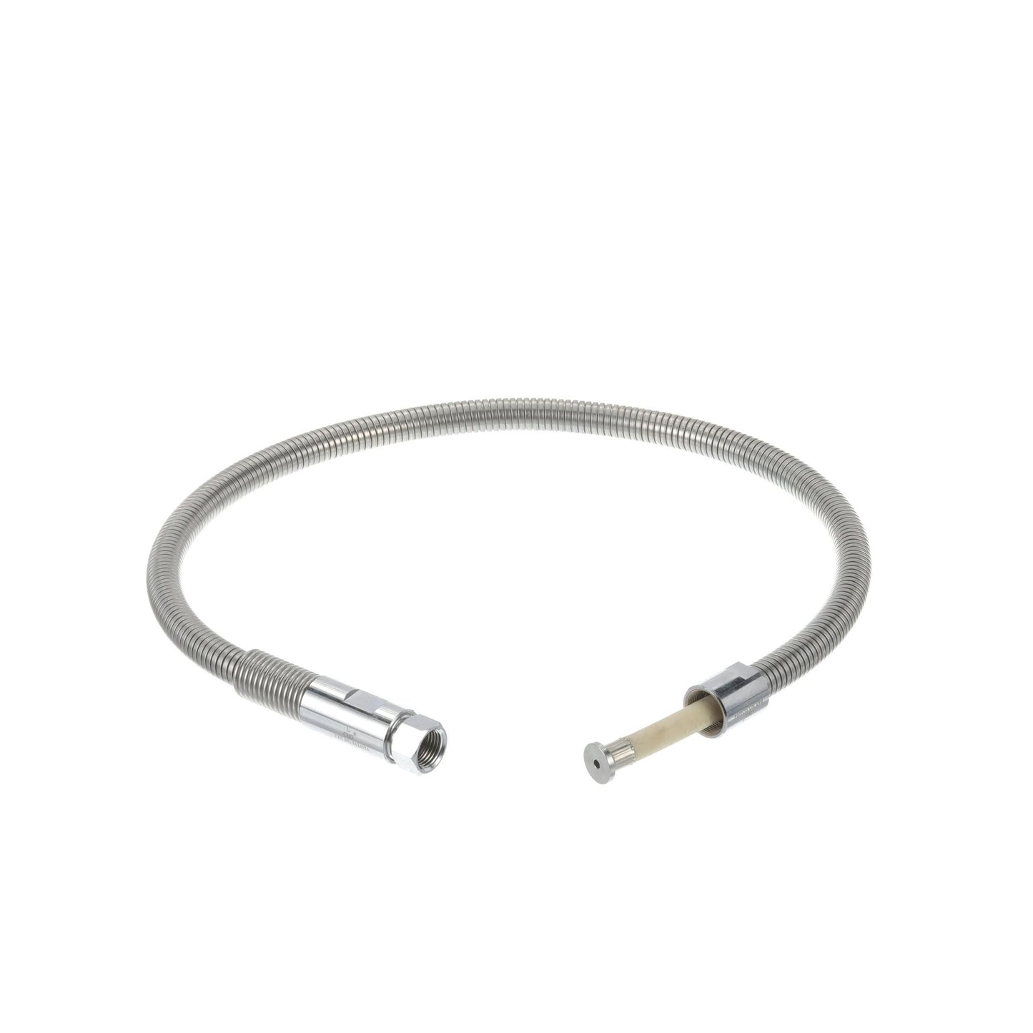 Encore Stainless Steel Pre-Rinse Hose 44" less Grip Retail Packaging