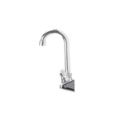 Top-Line 4" Oc Wall Mount Faucet Ceramic Valves With 3-1/2" Swivel Gooseneck Spout