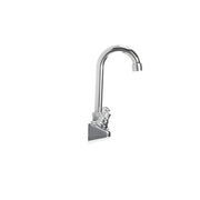 Top-Line 4" Oc Wall Mount Faucet Ceramic Valves With 3-1/2" Swivel Gooseneck Spout