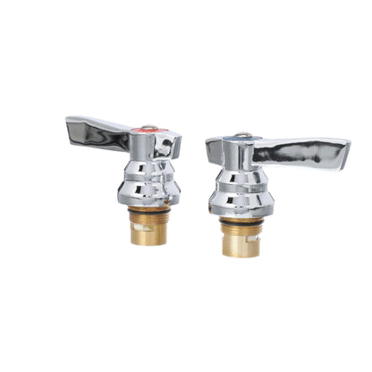 TOP-LINE Faucet Ceramic Valve Repair Kit with Hot and Cold 1/4-Turn Ceramic Valves and Handles