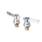 Top-Line Faucet Ceramic Valve Repair Kit With Hot And Cold 1/4-Turn Ceramic Valves And Handles